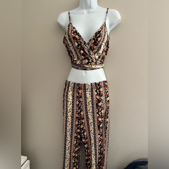 Floral print two piece set - Picture 2 of 2
